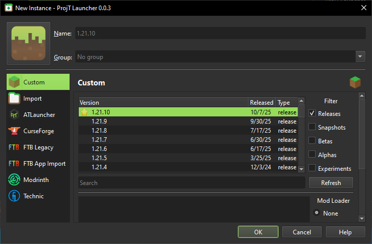 Create Instance Shortcut